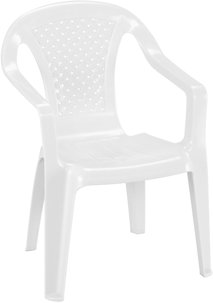 Fauteuil enfant Camelia 36,5 x 40 x 52 cm blanc - PROGARDEN